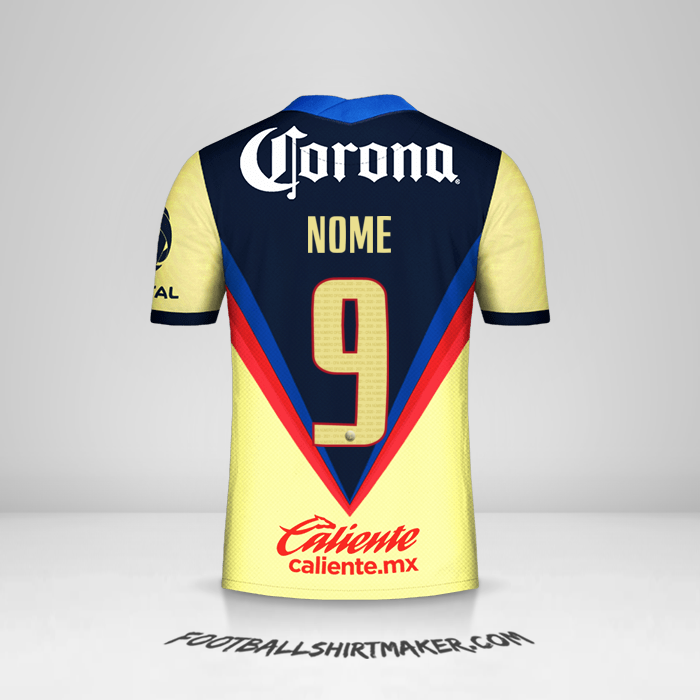 Camisa Club America 2020/21 -  nome - 9