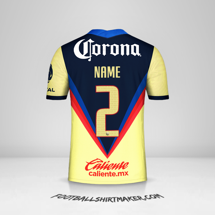 Trikot Club America 2020/21 -  name - 2