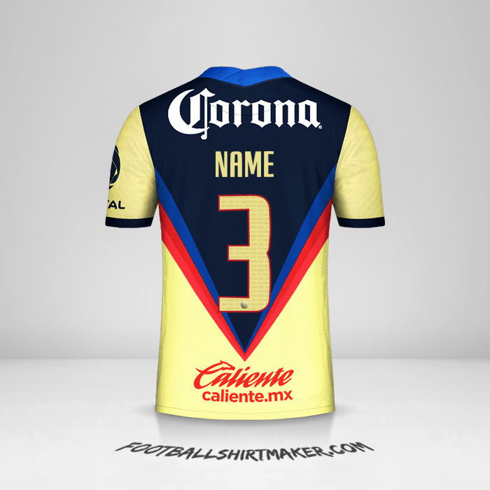 Trikot Club America 2020/21 -  name - 3