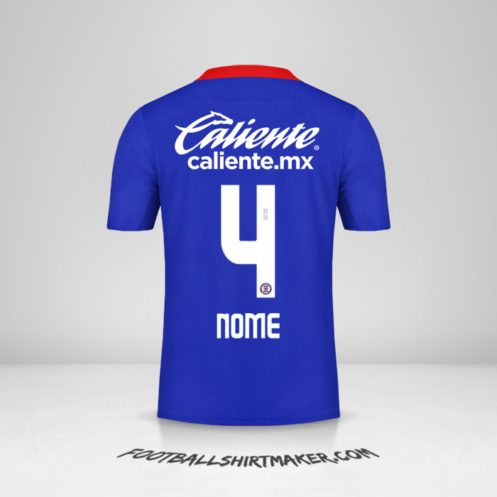 Camisa Cruz Azul 2020/21 -  nome - 4