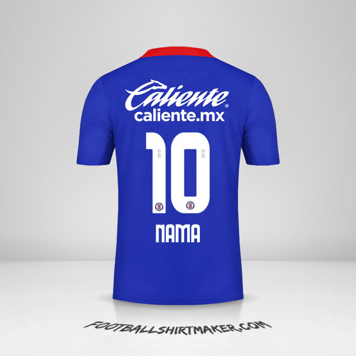 Jersey Cruz Azul 2020/21 -  nama - 10