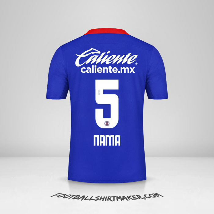 Jersey Cruz Azul 2020/21 -  nama - 5