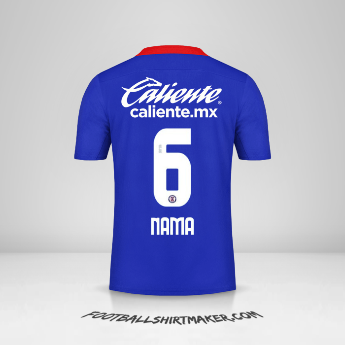 Jersey Cruz Azul 2020/21 -  nama - 6