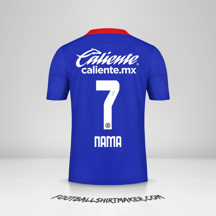 Jersey Cruz Azul 2020/21 -  nama - 7