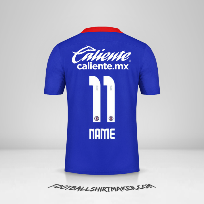 Jersey Cruz Azul 2020/21 -  name - 11