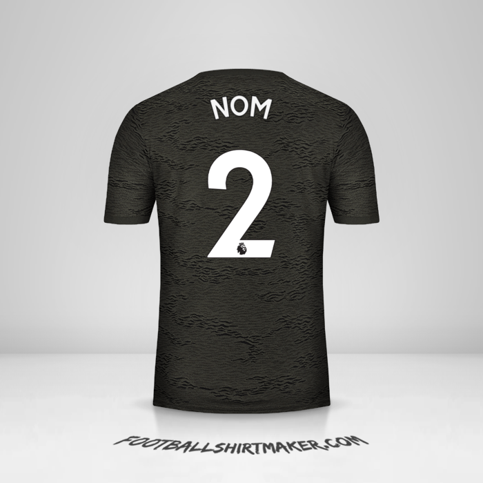 Maillot Manchester United 2020/21 Extérieur -  nom - 2