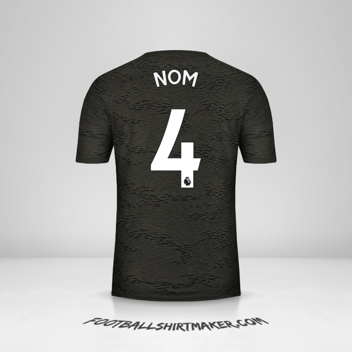 Maillot Manchester United 2020/21 Extérieur -  nom - 4