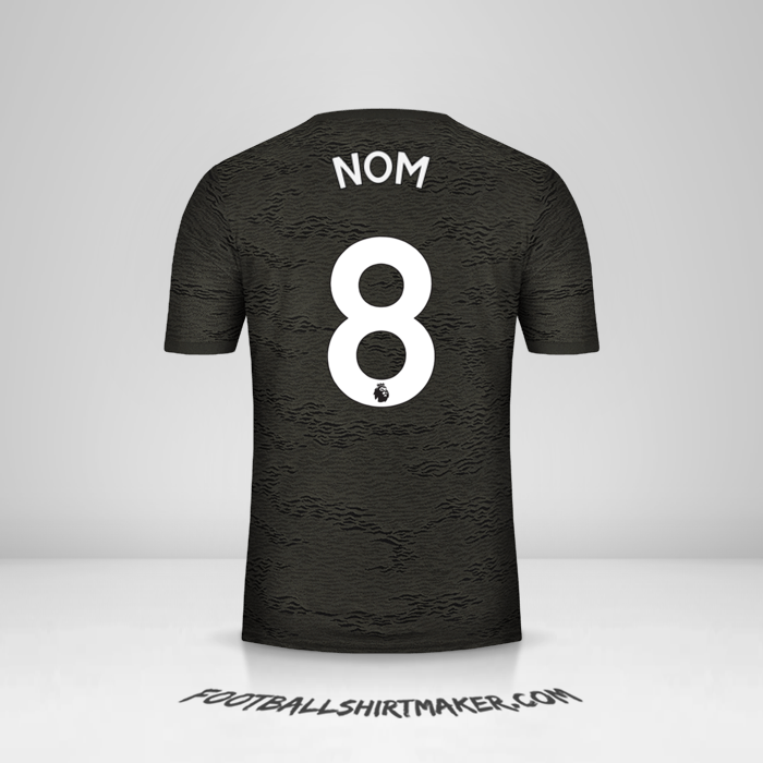 Maillot Manchester United 2020/21 Extérieur -  nom - 8
