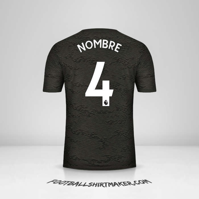 Jersey Manchester United 2020/21 Visita -  nombre - 4