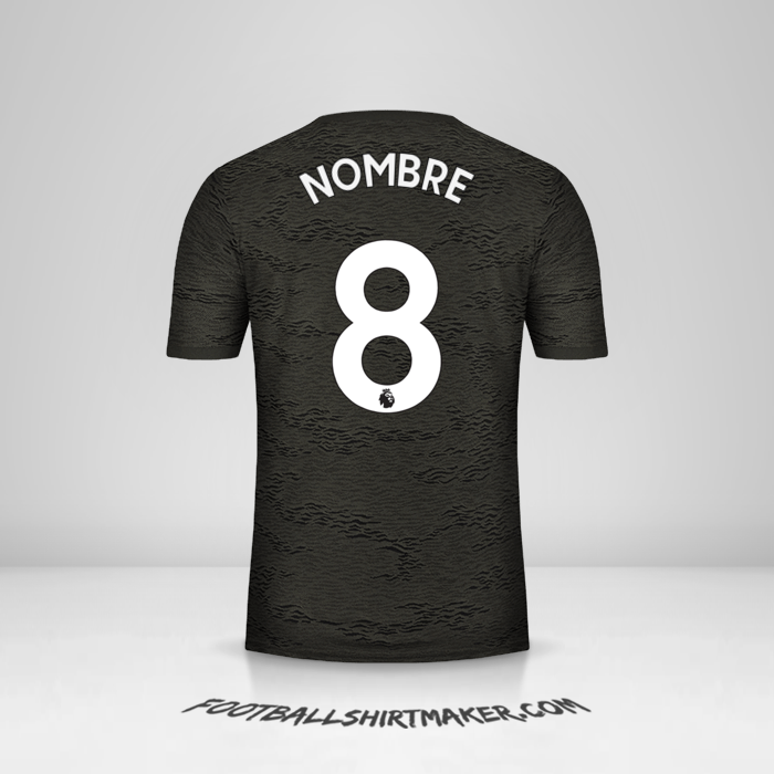 Jersey Manchester United 2020/21 Visita -  nombre - 8
