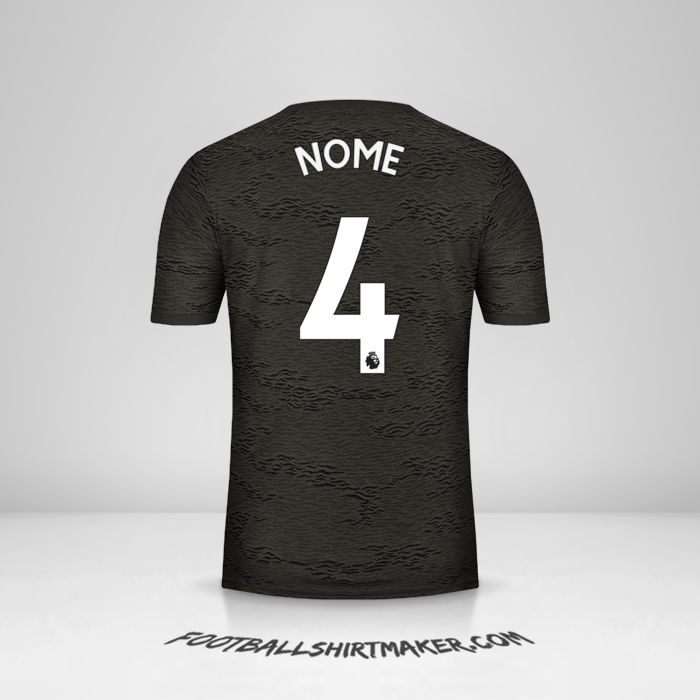 Maglia Manchester United 2020/21 Seconda -  nome - 4