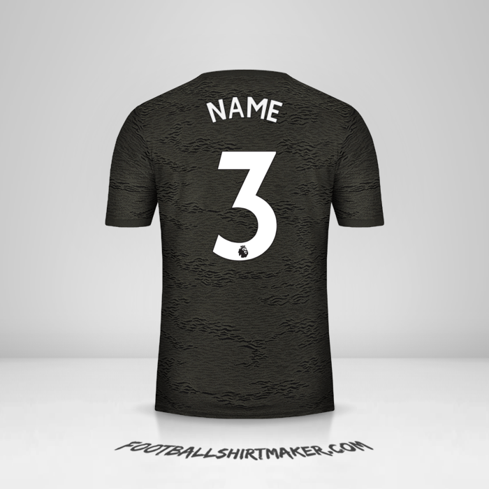 Trikot Manchester United 2020/21 Auswärts -  name - 3