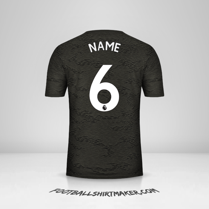 Jersey Manchester United 2020/21 Away -  name - 6
