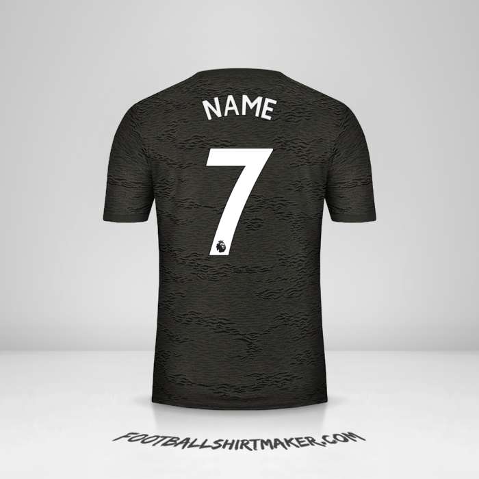 Jersey Manchester United 2020/21 Away -  name - 7