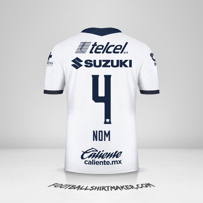 Maillot Pumas UNAM 2020/21 -  nom - 4