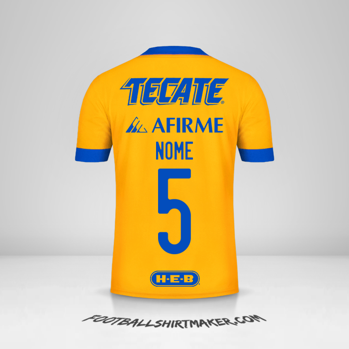 Maglia Tigres UANL 2020/21 -  nome - 5