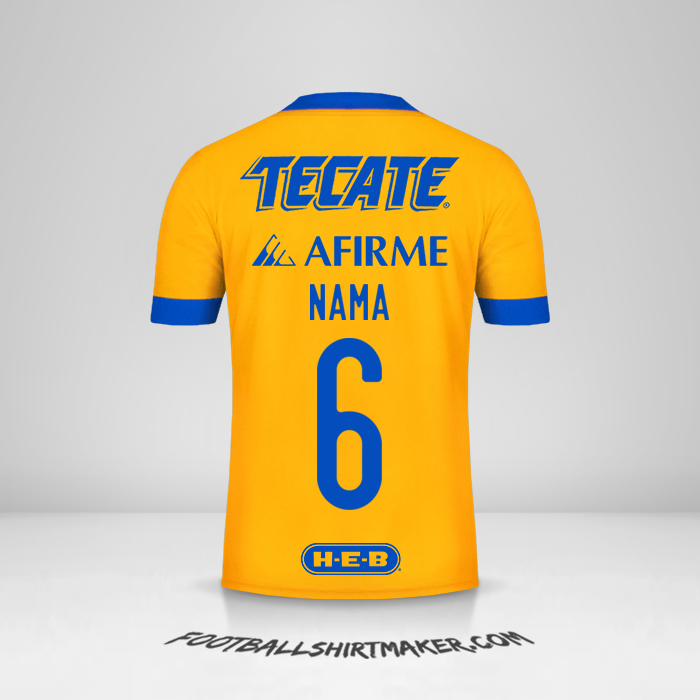 Jersey Tigres UANL 2020/21 -  nama - 6