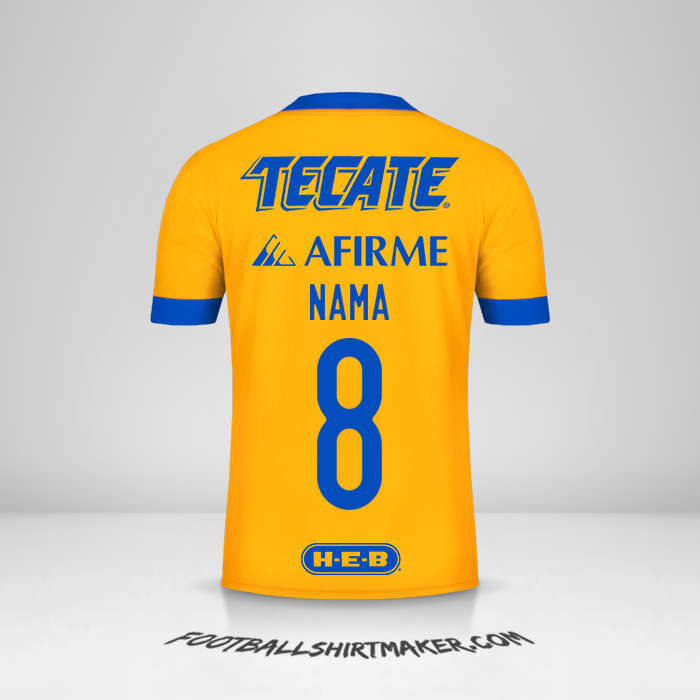 Jersey Tigres UANL 2020/21 -  nama - 8