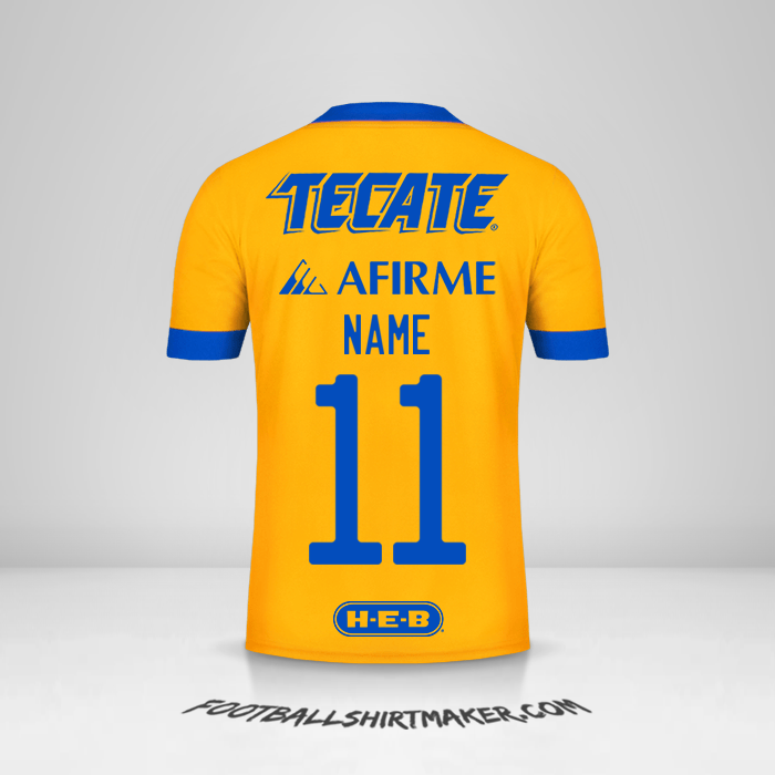 Trikot Tigres UANL 2020/21 -  name - 11