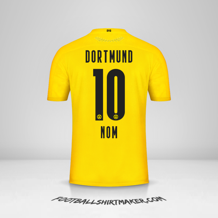 Maillot Borussia Dortmund 2020/21 -  nom - 10