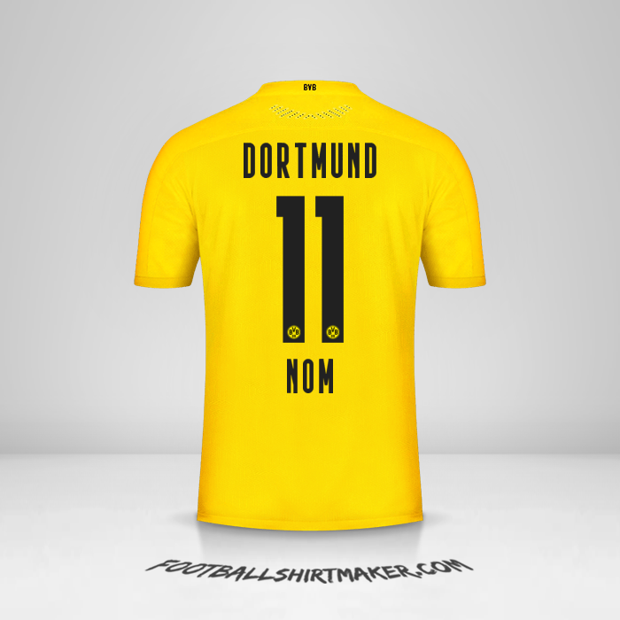 Maillot Borussia Dortmund 2020/21 -  nom - 11
