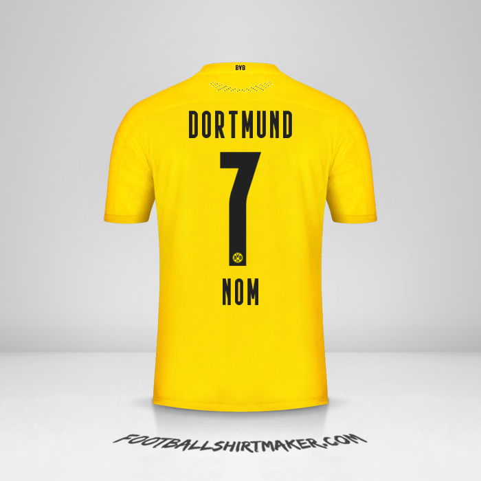 Maillot Borussia Dortmund 2020/21 -  nom - 7
