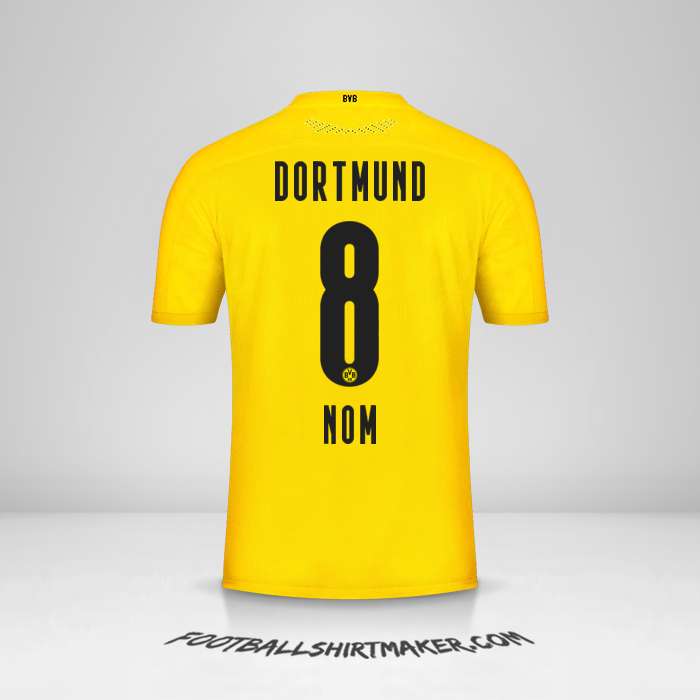 Maillot Borussia Dortmund 2020/21 -  nom - 8