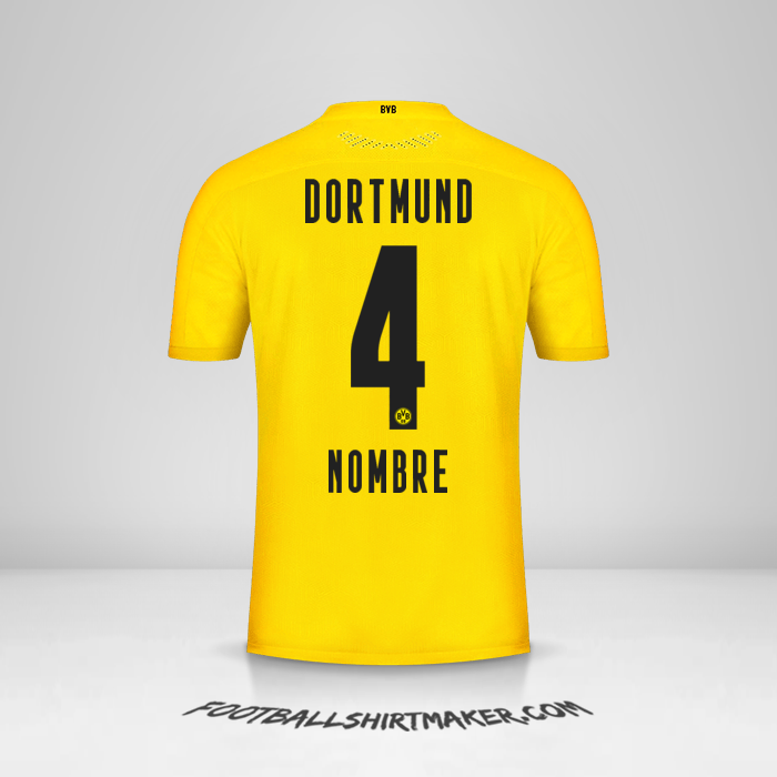 Camiseta Borussia Dortmund 2020/21 -  nombre - 4