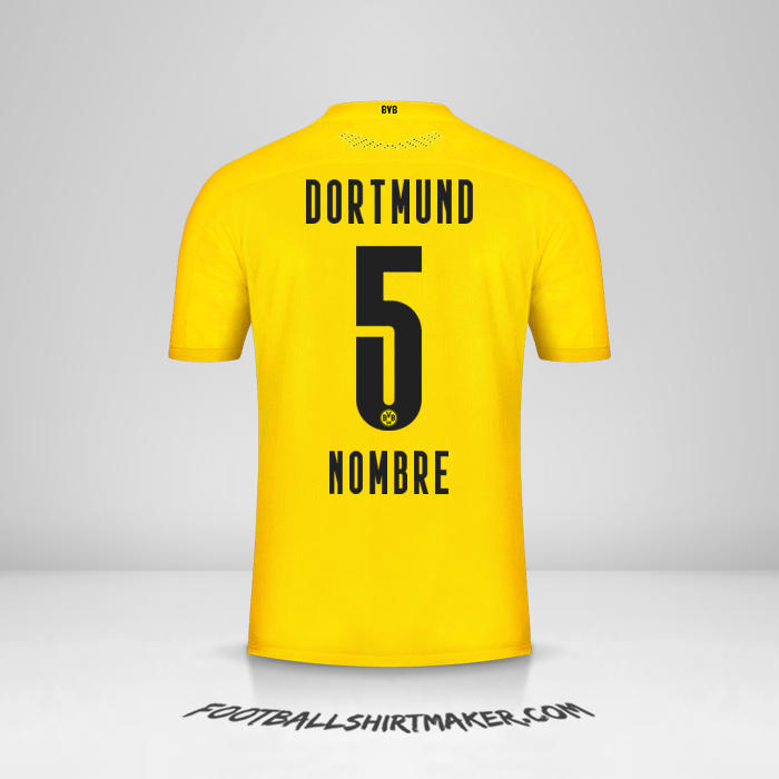 Jersey Borussia Dortmund 2020/21 -  nombre - 5