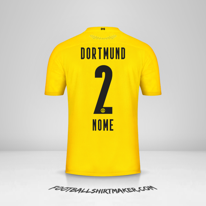 Camisa Borussia Dortmund 2020/21 -  nome - 2