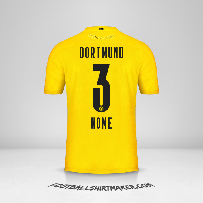 Camisola Borussia Dortmund 2020/21 -  nome - 3