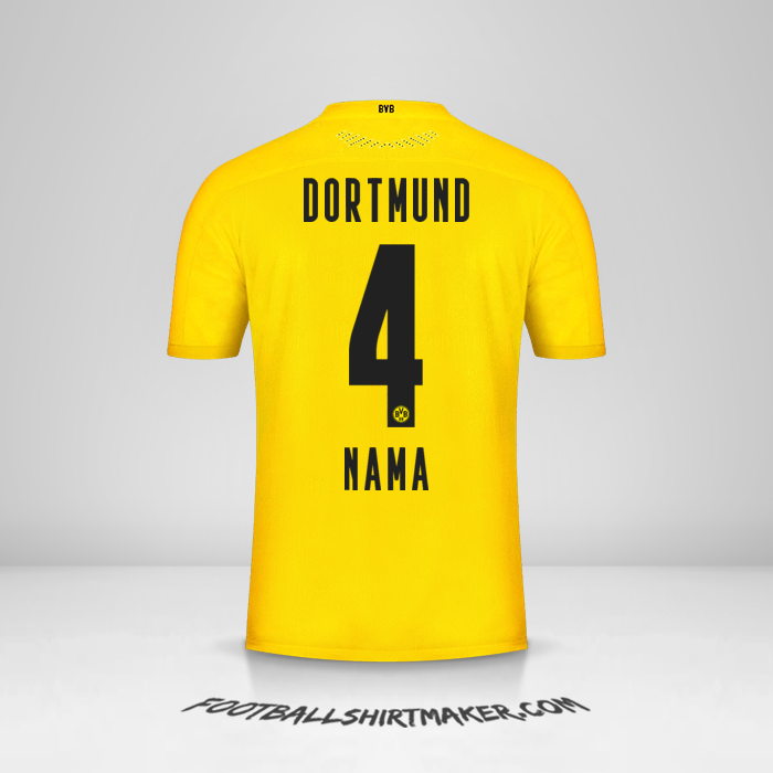 Jersey Borussia Dortmund 2020/21 -  nama - 4