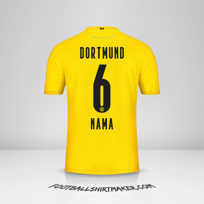 Jersey Borussia Dortmund 2020/21 -  nama - 6