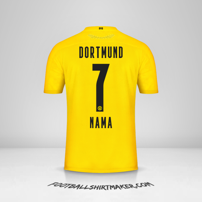 Jersey Borussia Dortmund 2020/21 -  nama - 7