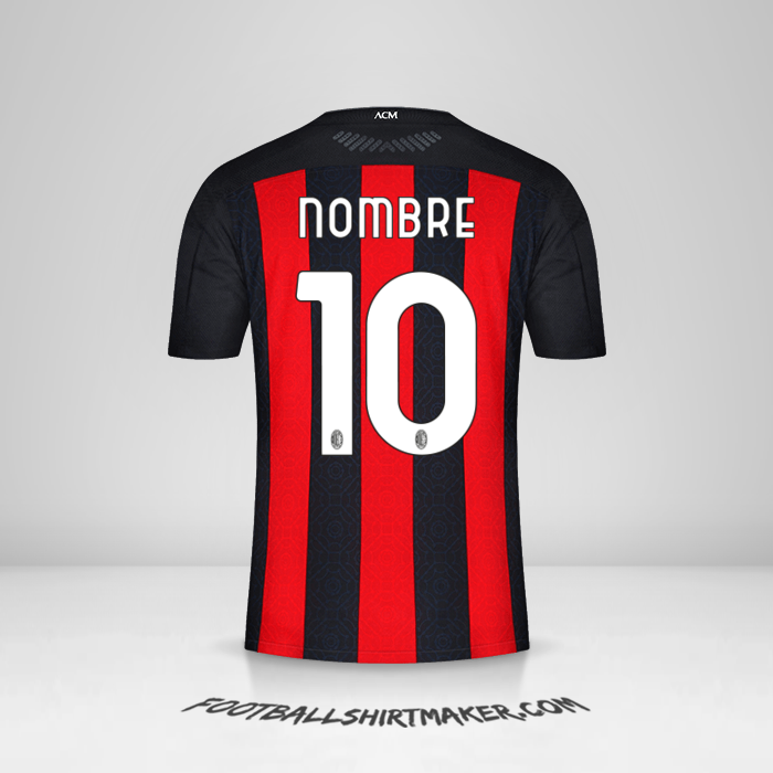 Camiseta AC Milan 2020/21 -  nombre - 10