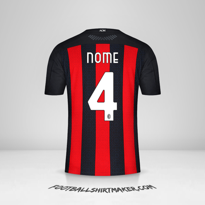 Camisa AC Milan 2020/21 -  nome - 4
