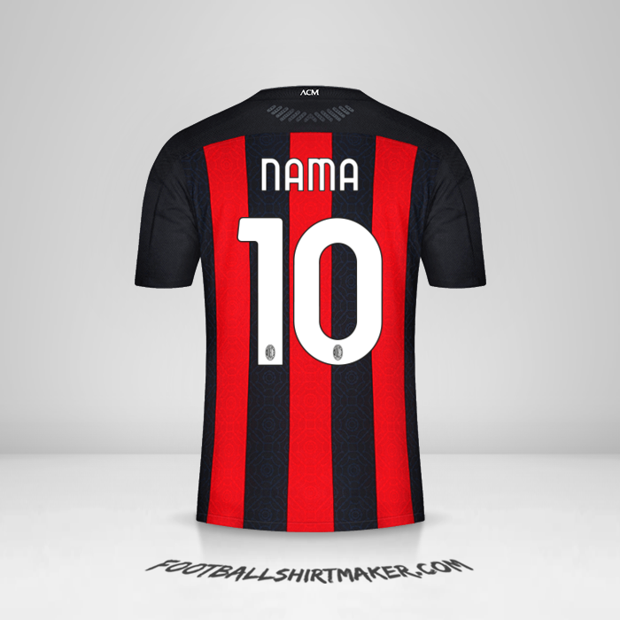Jersey AC Milan 2020/21 -  nama - 10