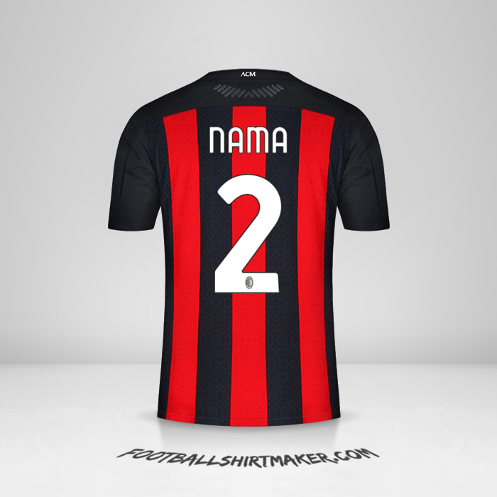 Jersey AC Milan 2020/21 -  nama - 2