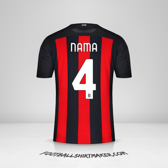 Jersey AC Milan 2020/21 -  nama - 4
