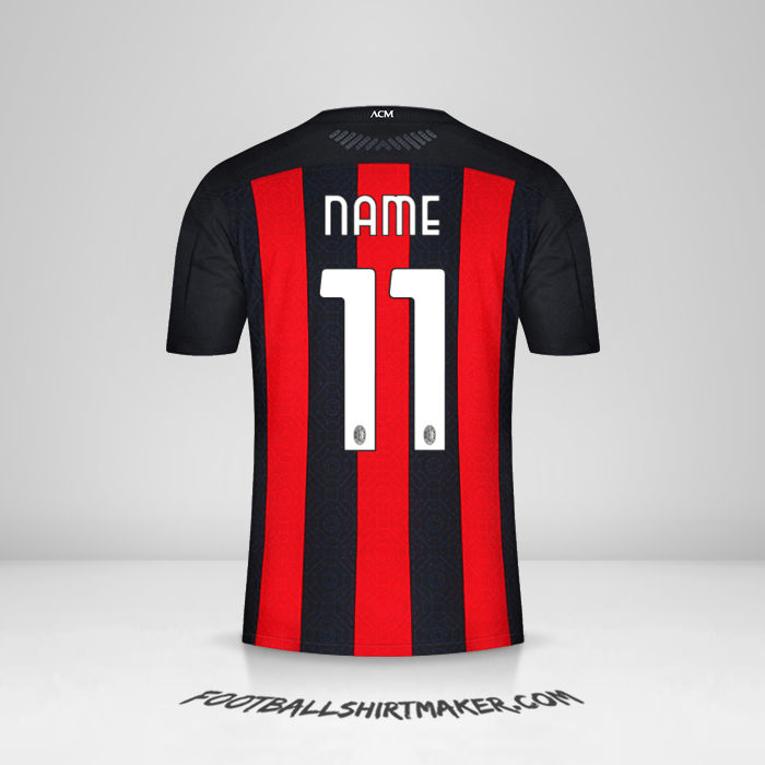 Jersey AC Milan 2020/21 -  name - 11