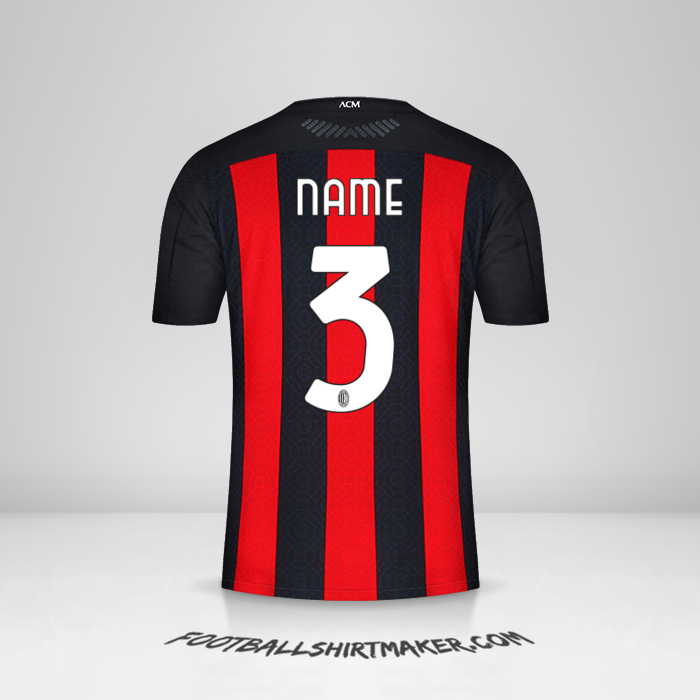 Trikot AC Milan 2020/21 -  name - 3