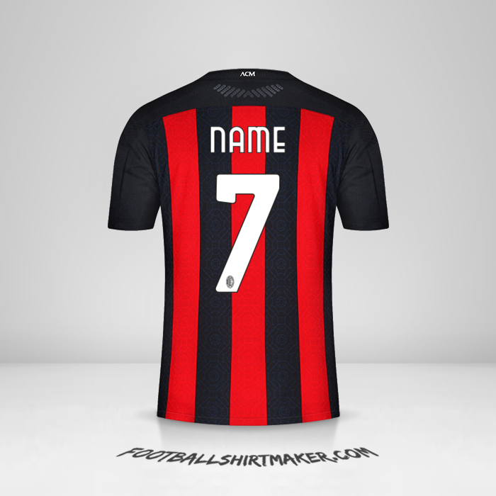 Jersey AC Milan 2020/21 -  name - 7