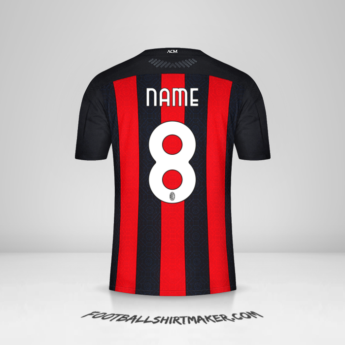 Shirt AC Milan 2020/21 -  name - 8