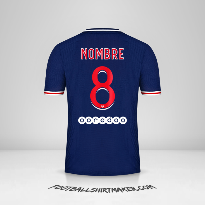 Jersey Paris Saint Germain 2020/21 -  nombre - 8