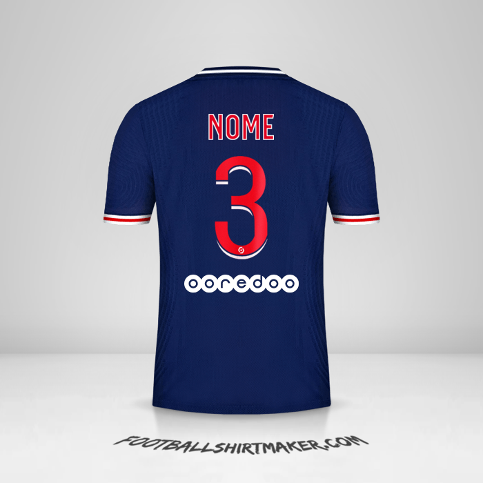Maglia Paris Saint Germain 2020/21 -  nome - 3