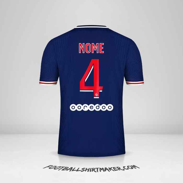 Maglia Paris Saint Germain 2020/21 -  nome - 4