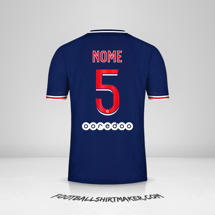 Camisola Paris Saint Germain 2020/21 -  nome - 5