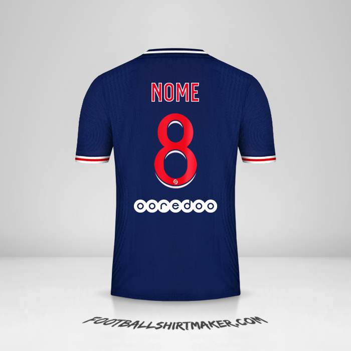 Camisa Paris Saint Germain 2020/21 -  nome - 8