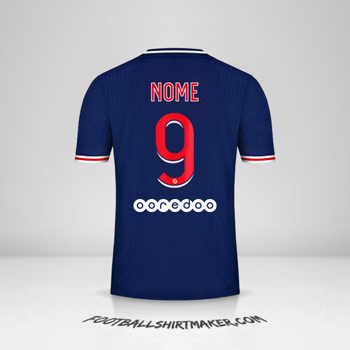 Maglia Paris Saint Germain 2020/21 -  nome - 9