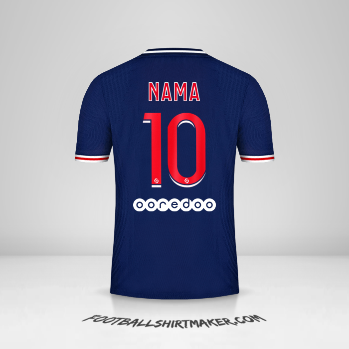 Jersey Paris Saint Germain 2020/21 -  nama - 10